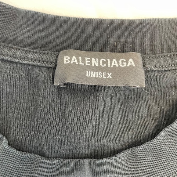 Balenciaga 3b Sports Icon Oversize T-shirt Black Embroidered Medium - Picture 5 of 15